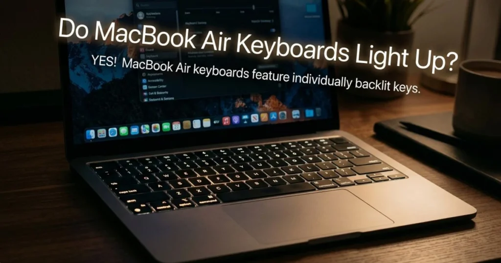 Do MacBook Air Keyboards Light Up