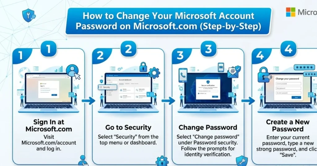 How to Change Your Microsoft Account Password site Microsoft.com