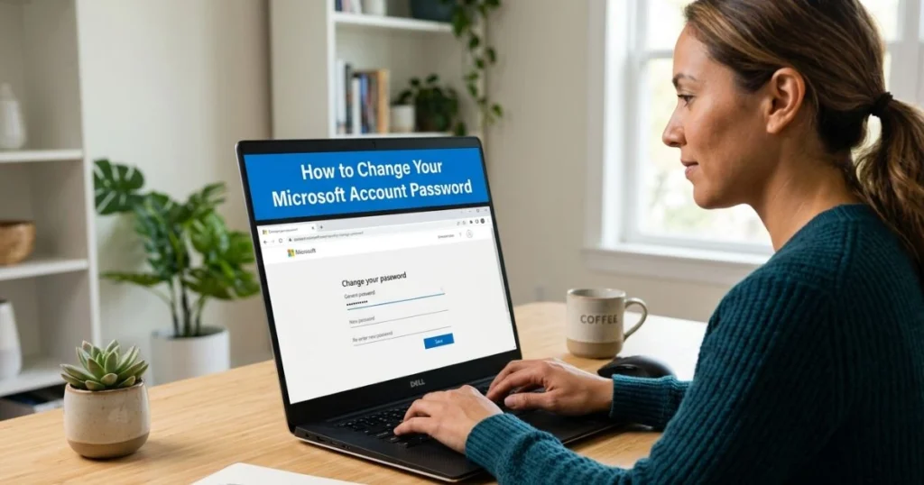 Current image: How to Change Your Microsoft Account Password site Microsoft.com