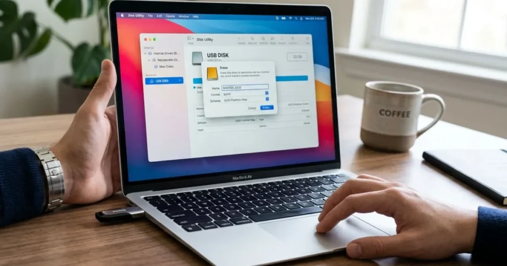 How to Format USB MacBook Air