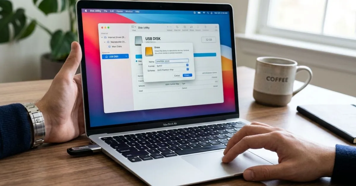 How to Format USB MacBook Air