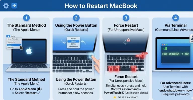 How to Restart MacBook