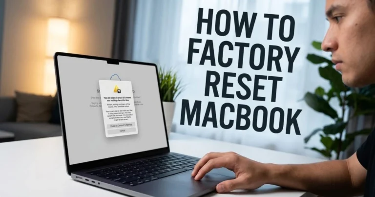 how to factory reset macbook