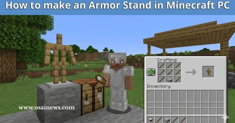 How to Make a Armor Stand in Minecraft PC – Easy Step-by-Step Guide