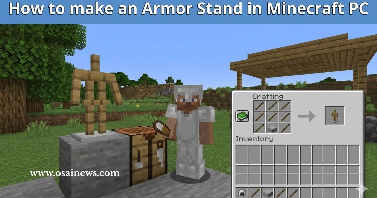 How to Make a Armor Stand in Minecraft PC – Easy Step-by-Step Guide