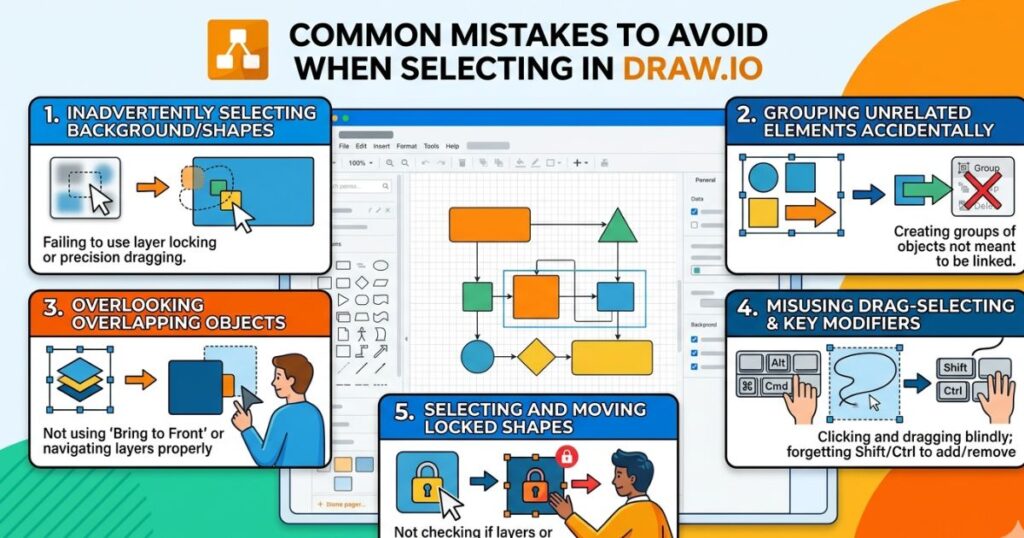 Common Mistakes to Avoid When Selecting in Draw.io