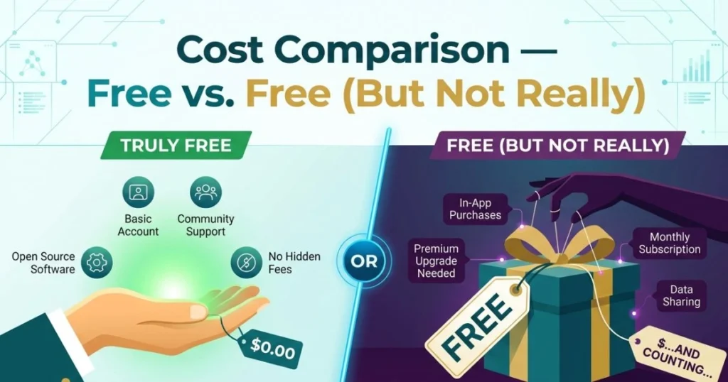 Cost Comparison — Free vs. Free (But Not Really)