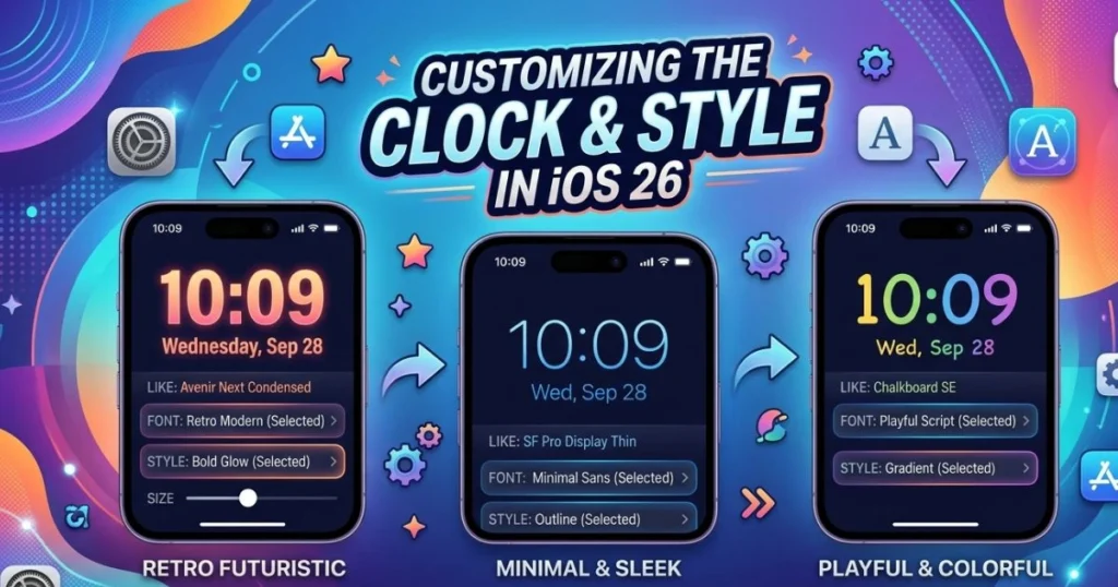 Customizing the Clock Font and Style in iOS 26