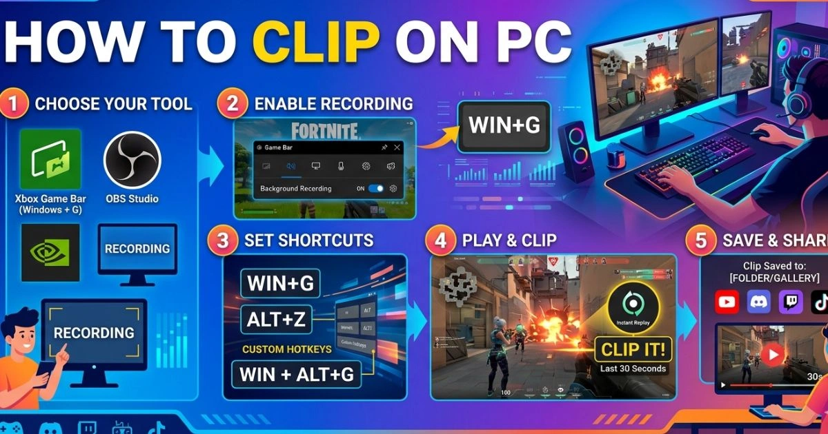 How to Clip on PC