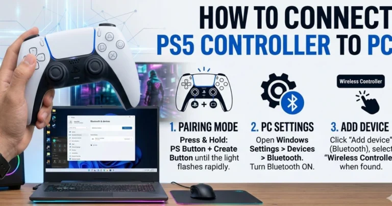How to Connect PS5 Controller to PC