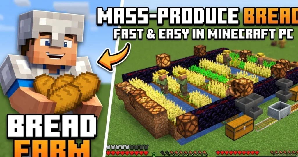 How to Mass-Produce Bread in Minecraft PC