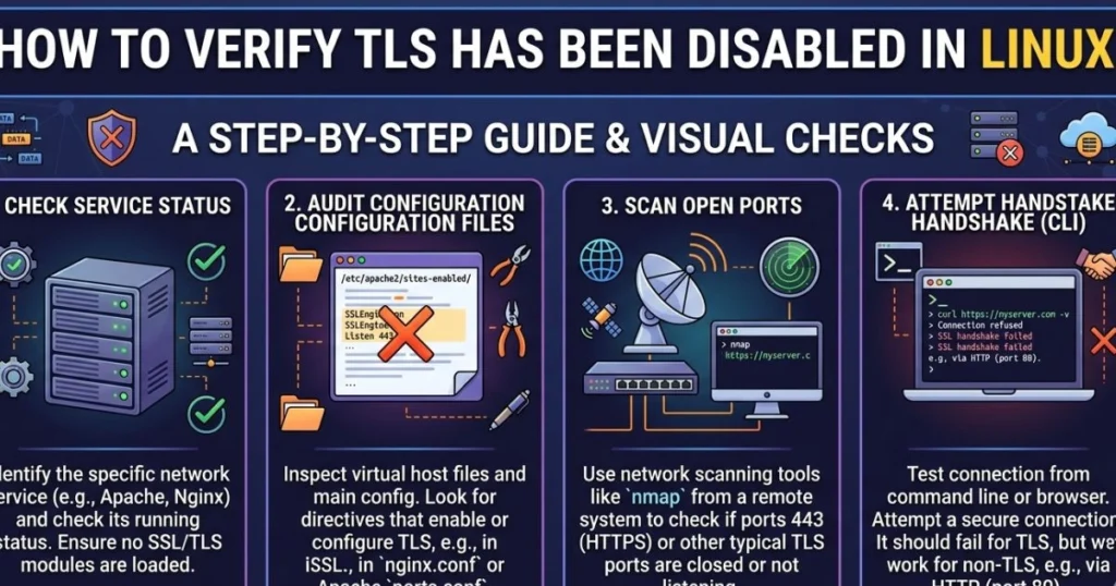 How to Verify TLS Has Been Disabled in Linux