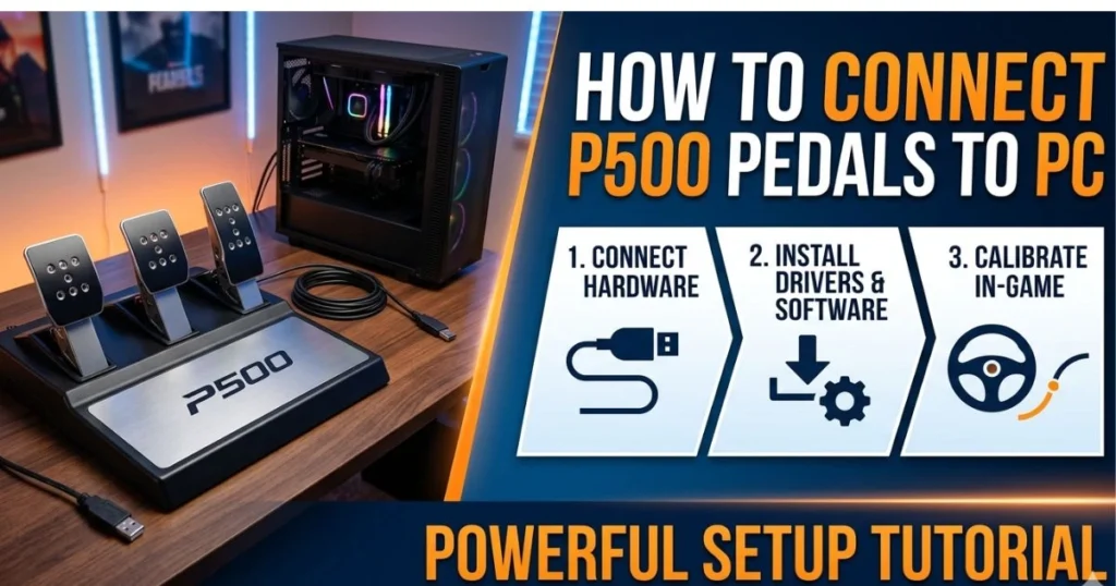 Current image: How to Connect P500 Pedals to PC